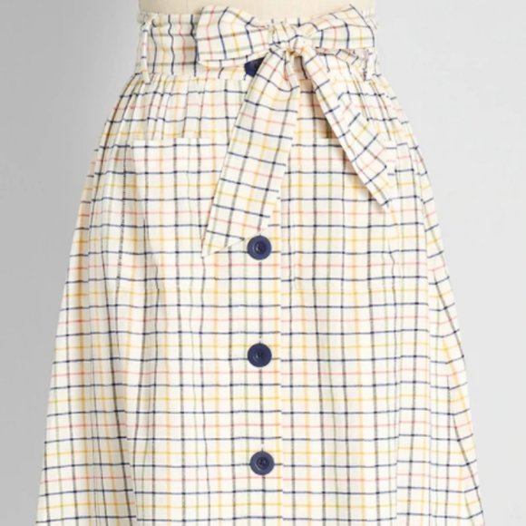 Summer Kickoff Button-Front Skirt - Picture 1 of 1